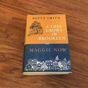 Vintage 1940’s book & dustcover.  A Tree Grows in Brooklyn and Maggie-Now
